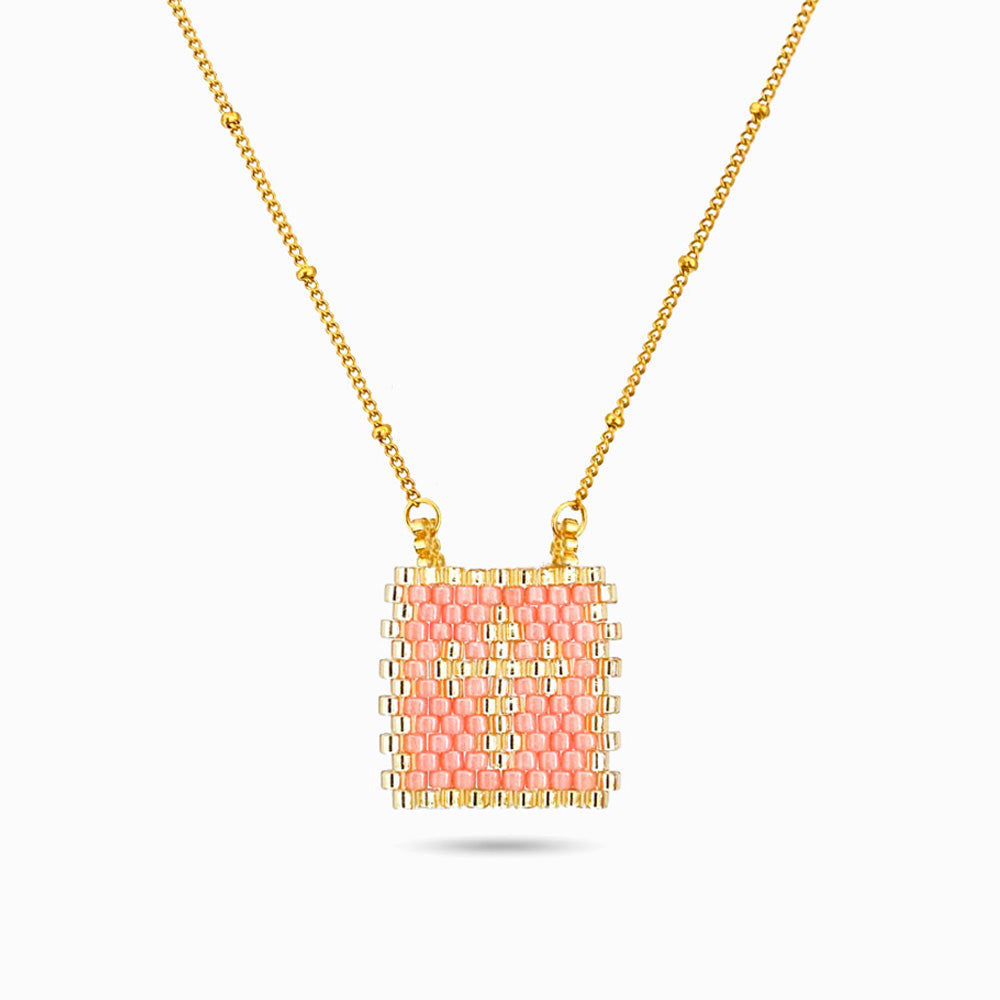Collier Croix Miyuki CL1419 - Acier Inoxydable