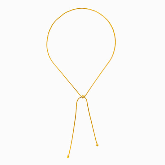 Fio Malha Snake CL2028 - Aço Inox Dourado