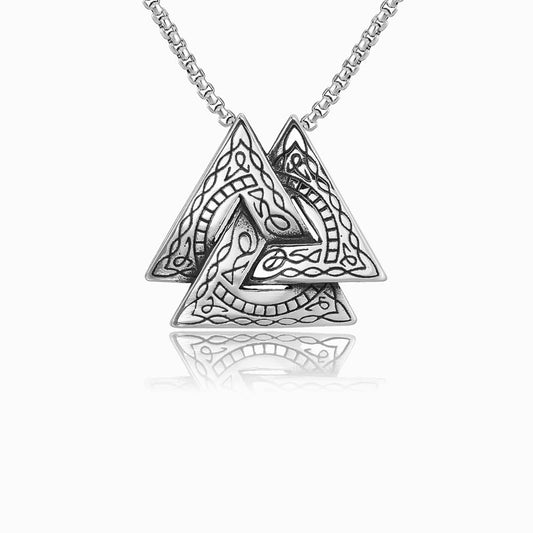 Colar Triângulo Aço Inox