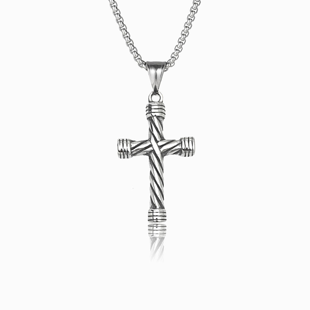 Colar Crucifixo CL5008 - Aço Inox