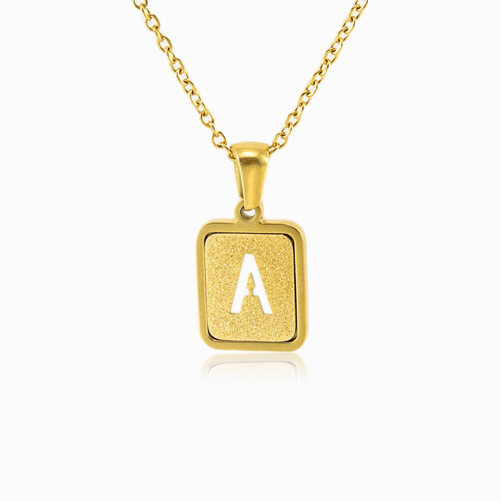 Initial Necklace CL1017 - Stainless Steel