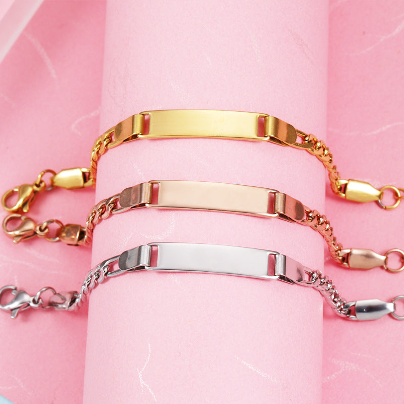 Pulseira Personalizada SL1053 - Aço Inox
