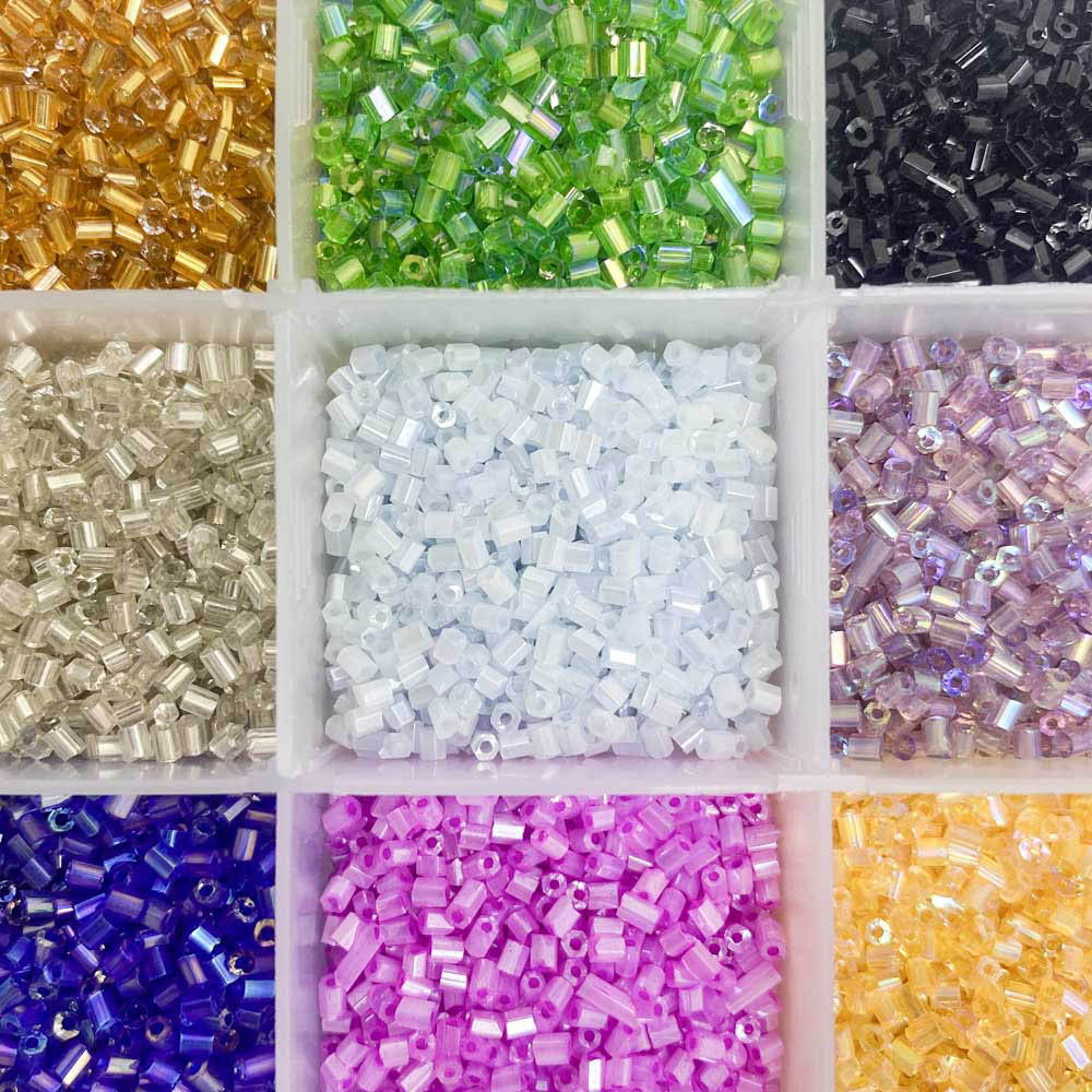 Cylinder Glass Bead Kit 2.5x2mm