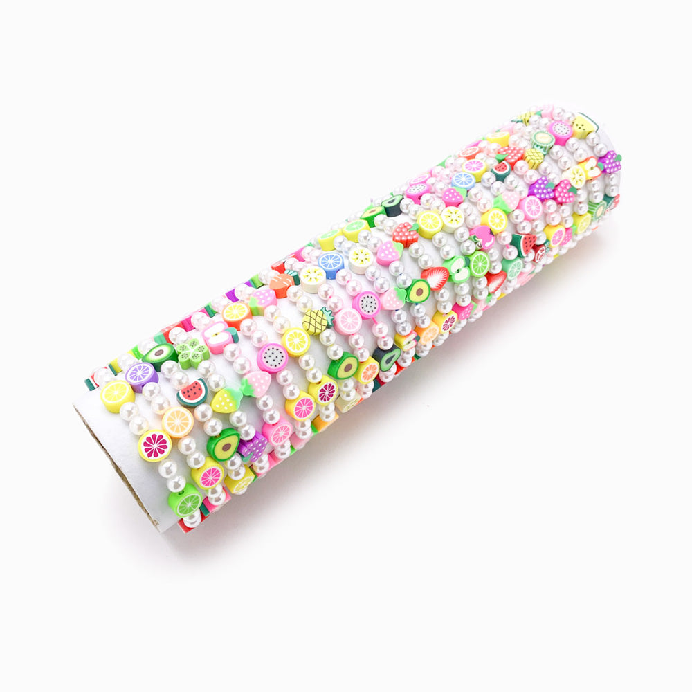 Conjunto 24pçs Mix Pulseira de Miçanga PS1019