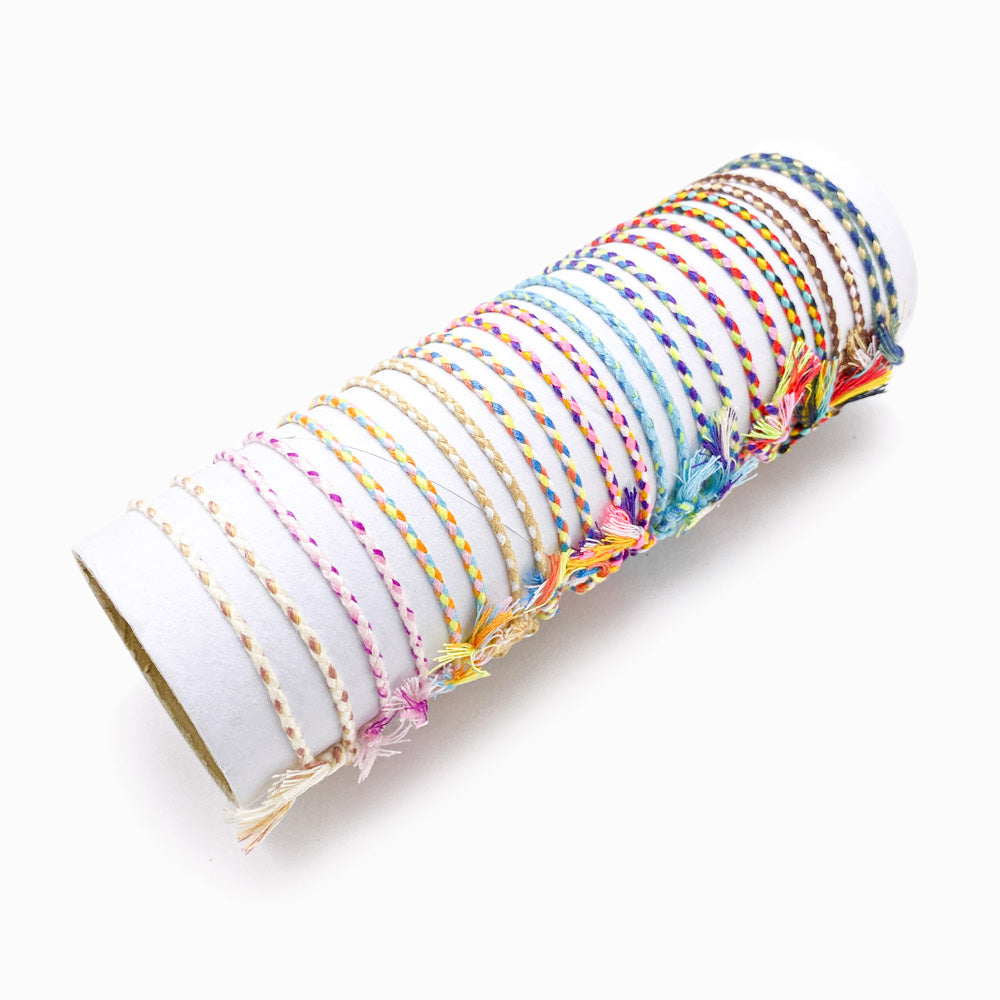 Conjunto 24pçs Mix Pulseira Macramé PS1015