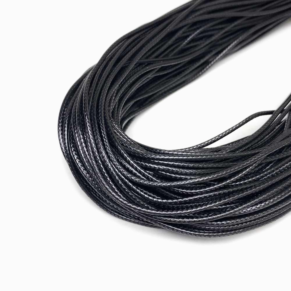 Pack of 10 Korean Waxed Thread with Clasp 1.5mm