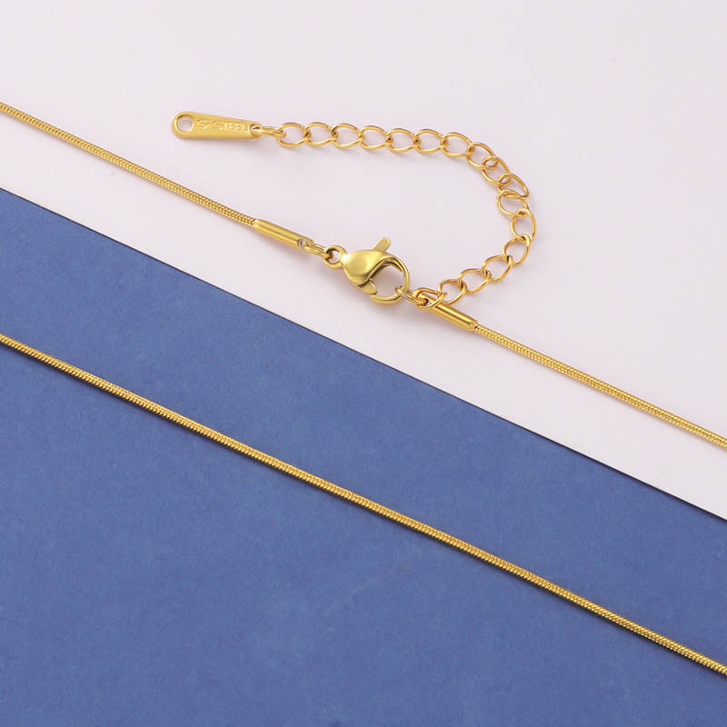 Fio Malha Snake Redondo 1mm com Detalhes