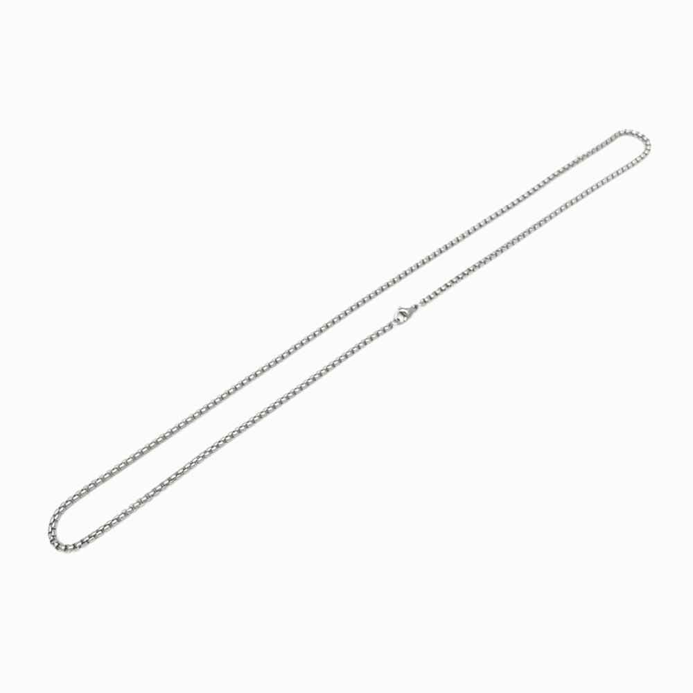 Fio Elo Quadrado - Aço Inox Prateado