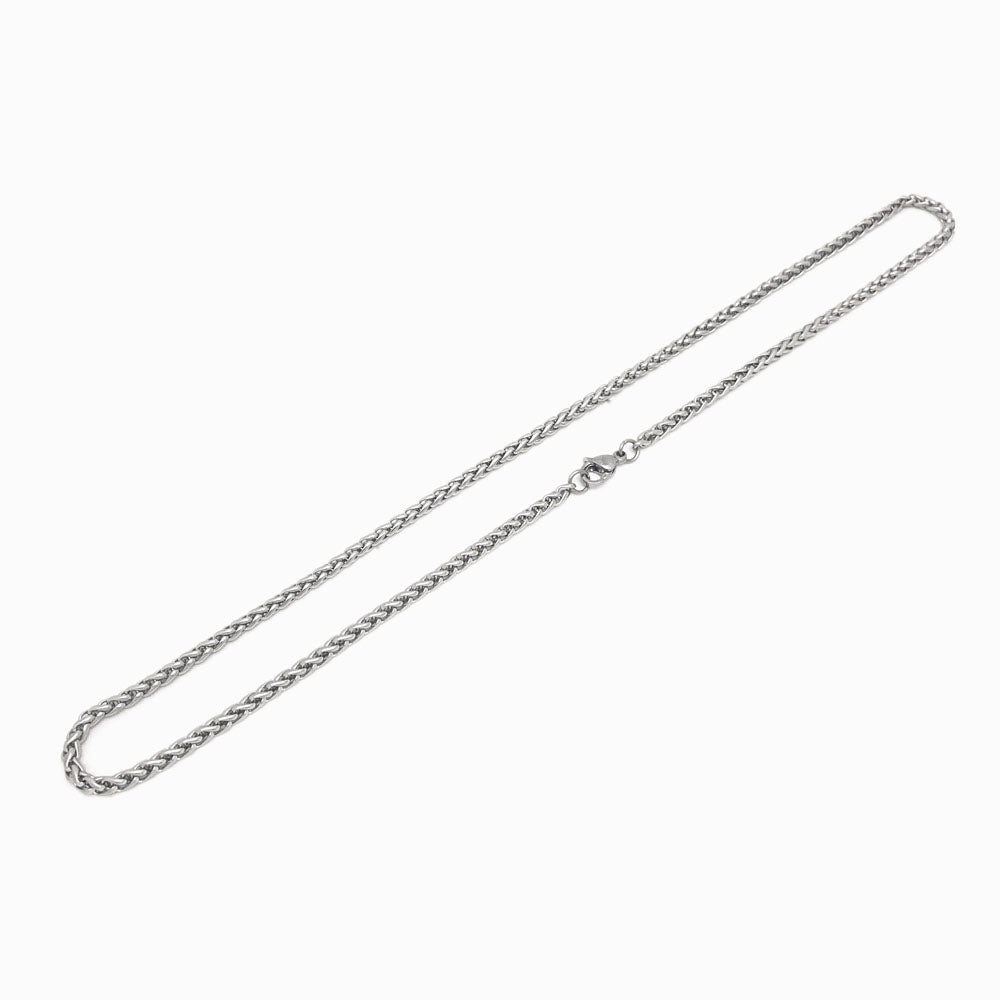 Fio Malha Entrelaçada 3mm - Aço Inox Prateado