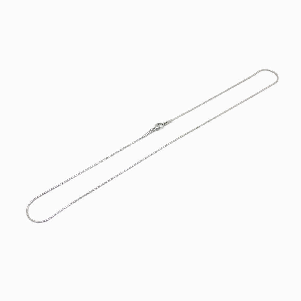 Fio Malha Snake 1.2mm - Aço Inox Prateado