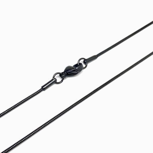 Fio Malha Snake 1.2mm - Aço Inox Preto