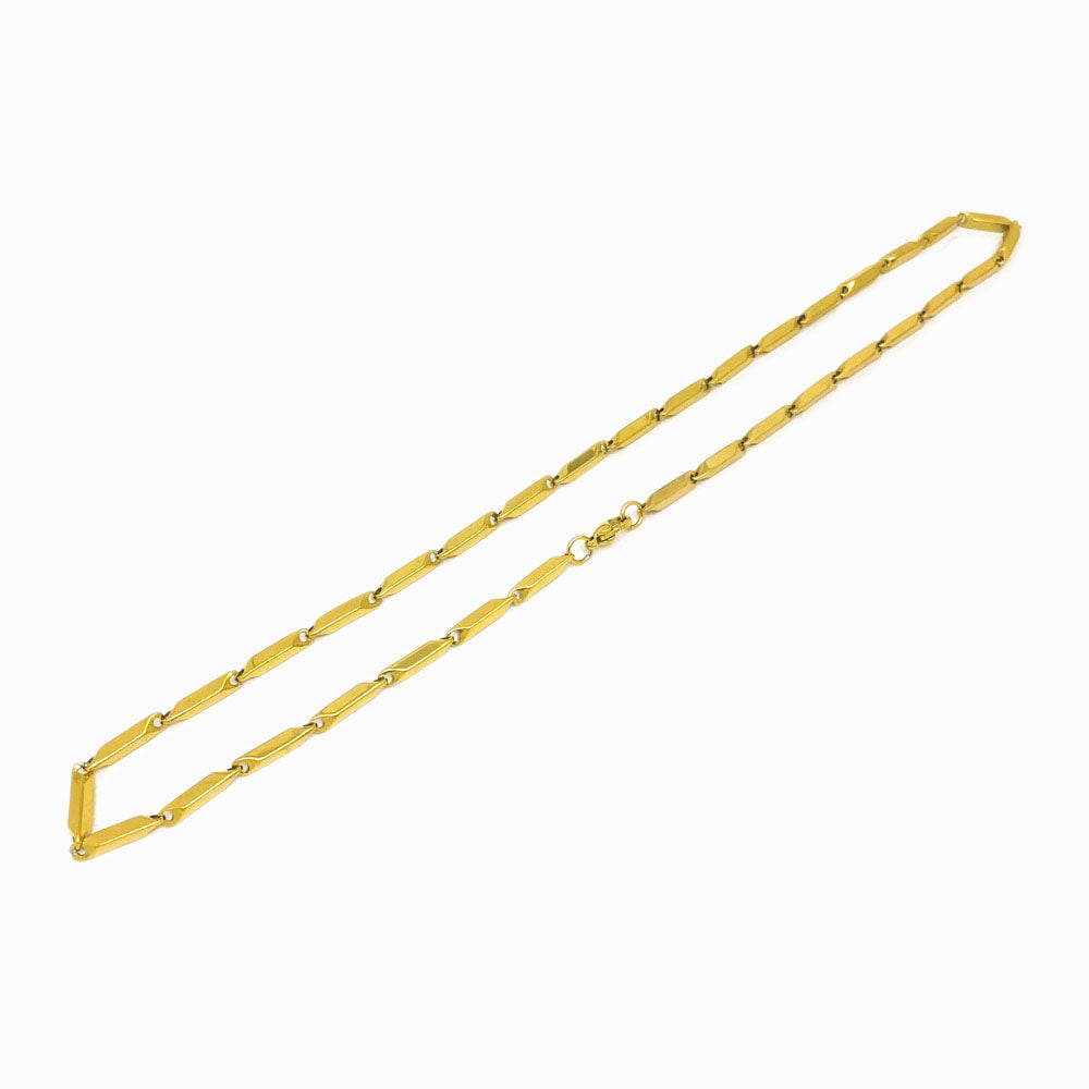 Fio Malha Diamond 3mm - Aço Inox Dourado