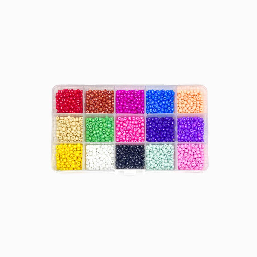 Kit Miçangas de Vidro 4mm