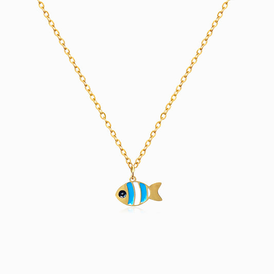 Colar Peixe CL1792 - Aço Inox