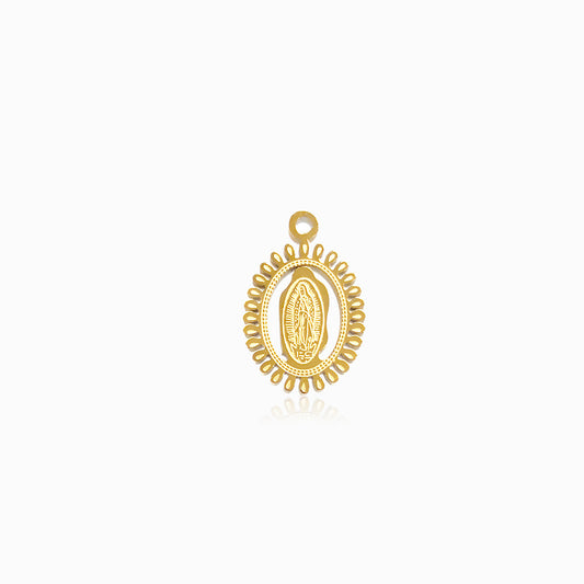 Pendente Nossa Senhora 18x12mm PD5098 - Aço Inox