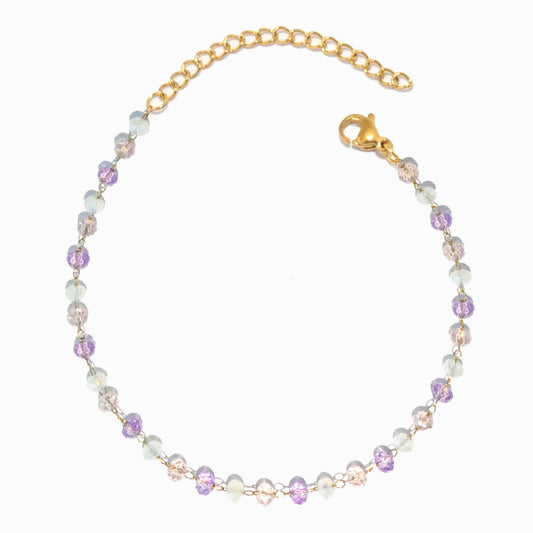 Pulseira com Cristal SL2208 - Aço Inox