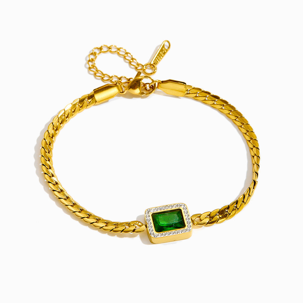 Pulseira com Zircónia SL2314 - Aço Inox