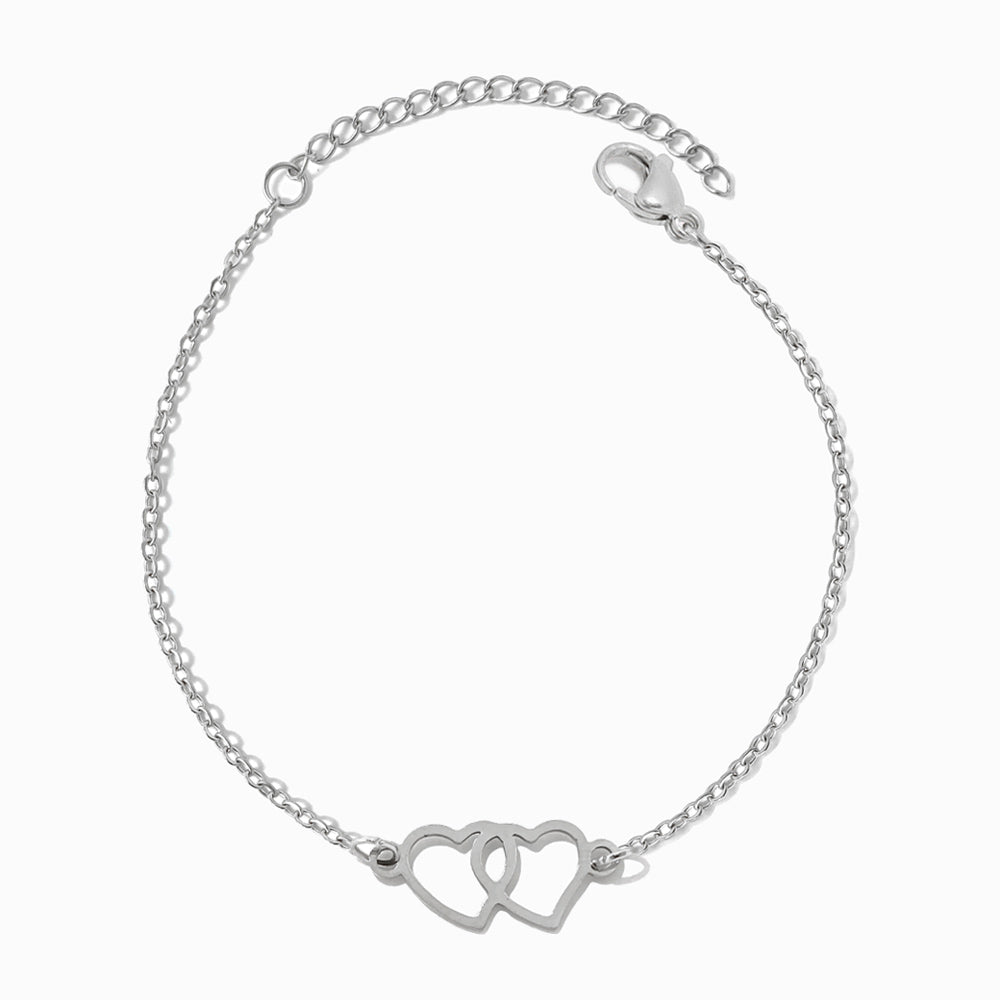 Pulseira Coração SL2323 - Aço Inox Prateado
