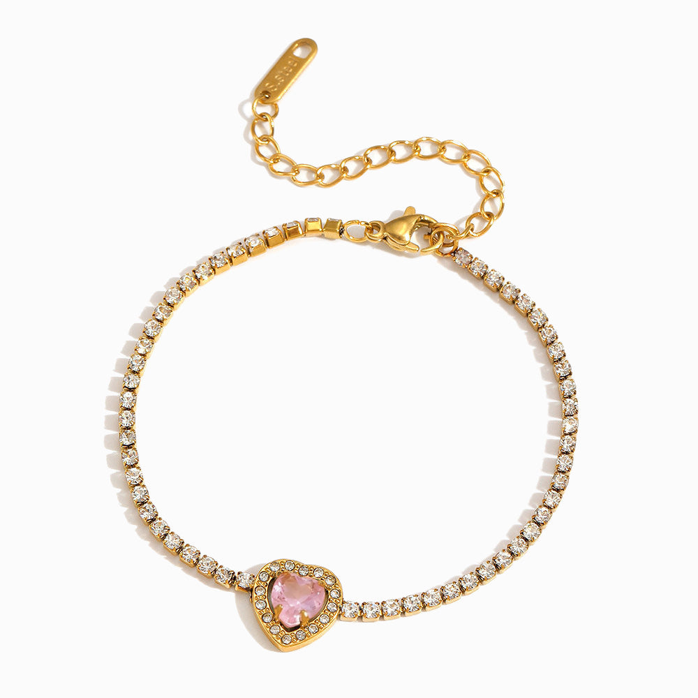 Pulseira Coração SL2381 - Aço Inox