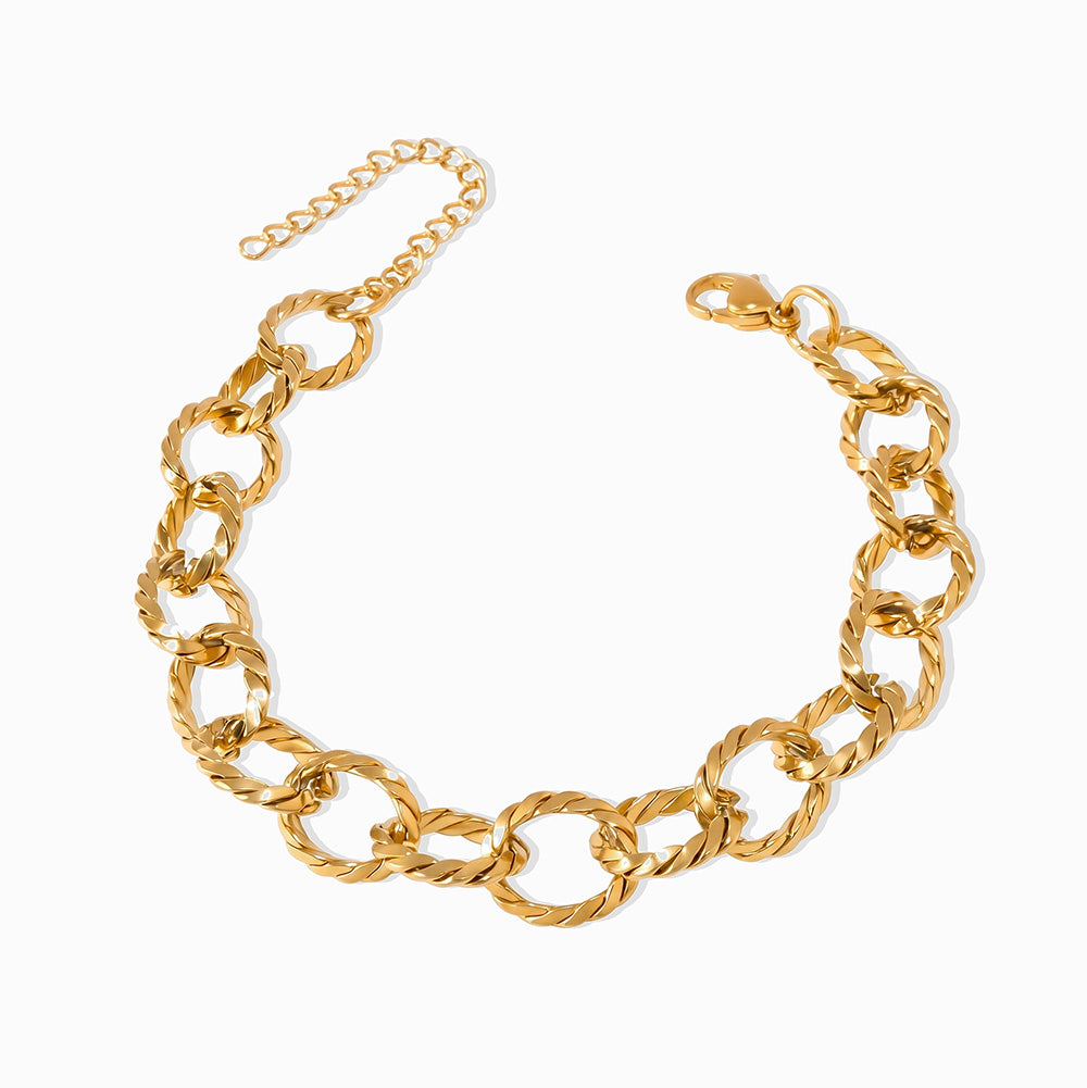 Pulseira de Corrente SL2388 - Aço Inox