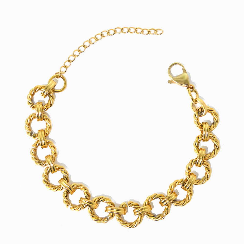 Pulseira Hip Hop 12mm SL2197 - Aço Inox