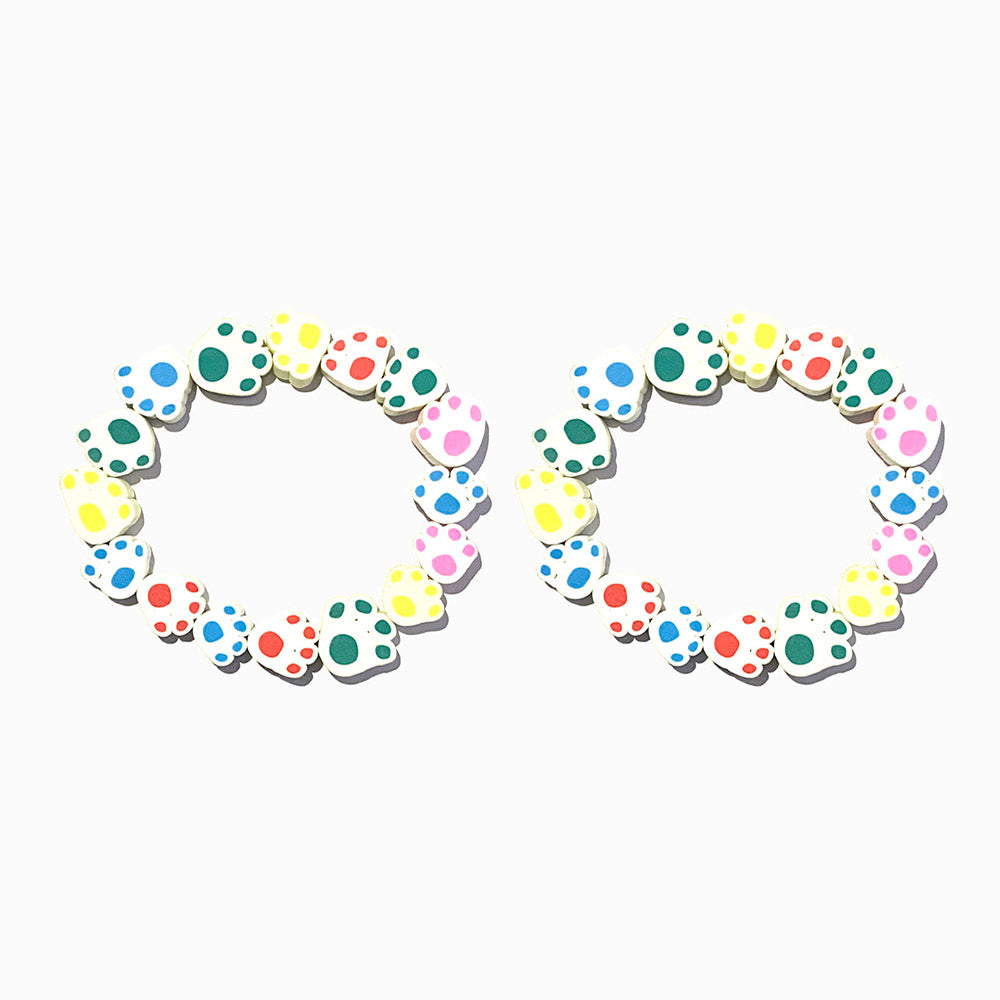 Pack 2un Pulseira para Criança Patas de Gato PS1025