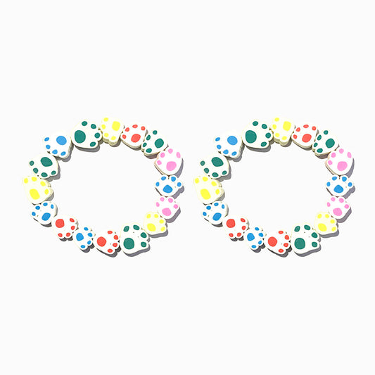 Pack 2un Pulseira para Criança Patas de Gato PS1025
