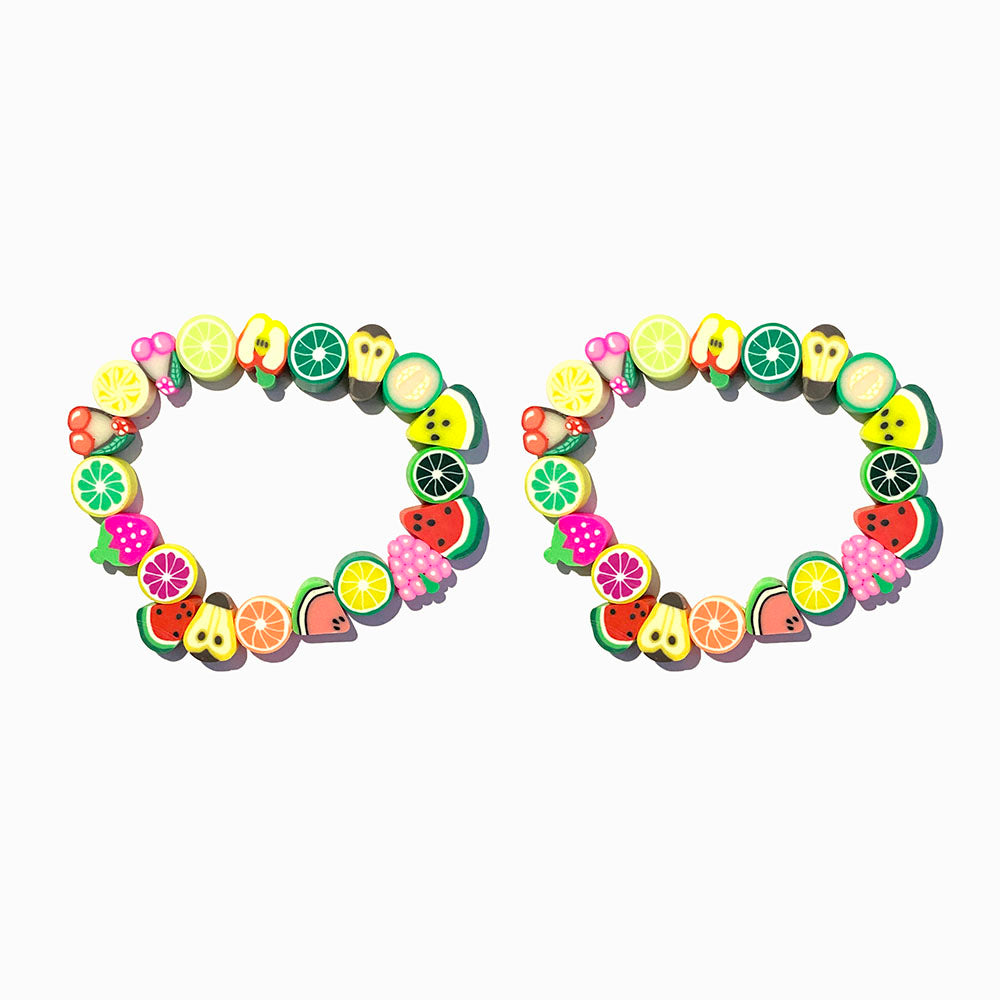 Pack 2un Pulseira para Criança Frutas PS1029