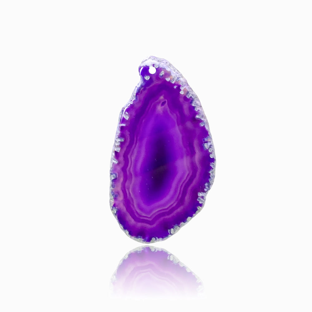 Pendente Chapa de Ágata Roxo PN5004