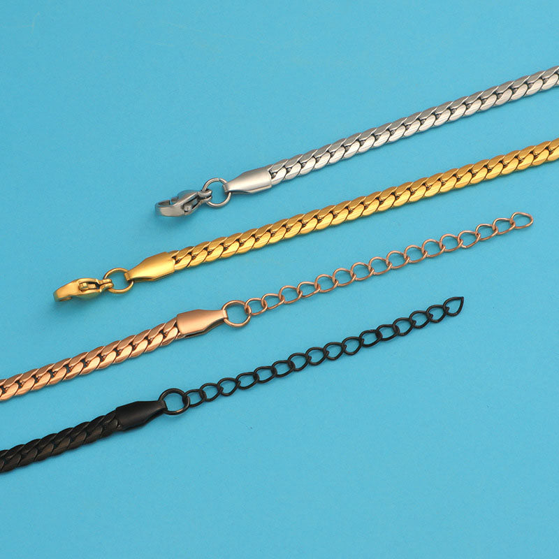 Pulseira Achatada SL1057 - Aço Inox