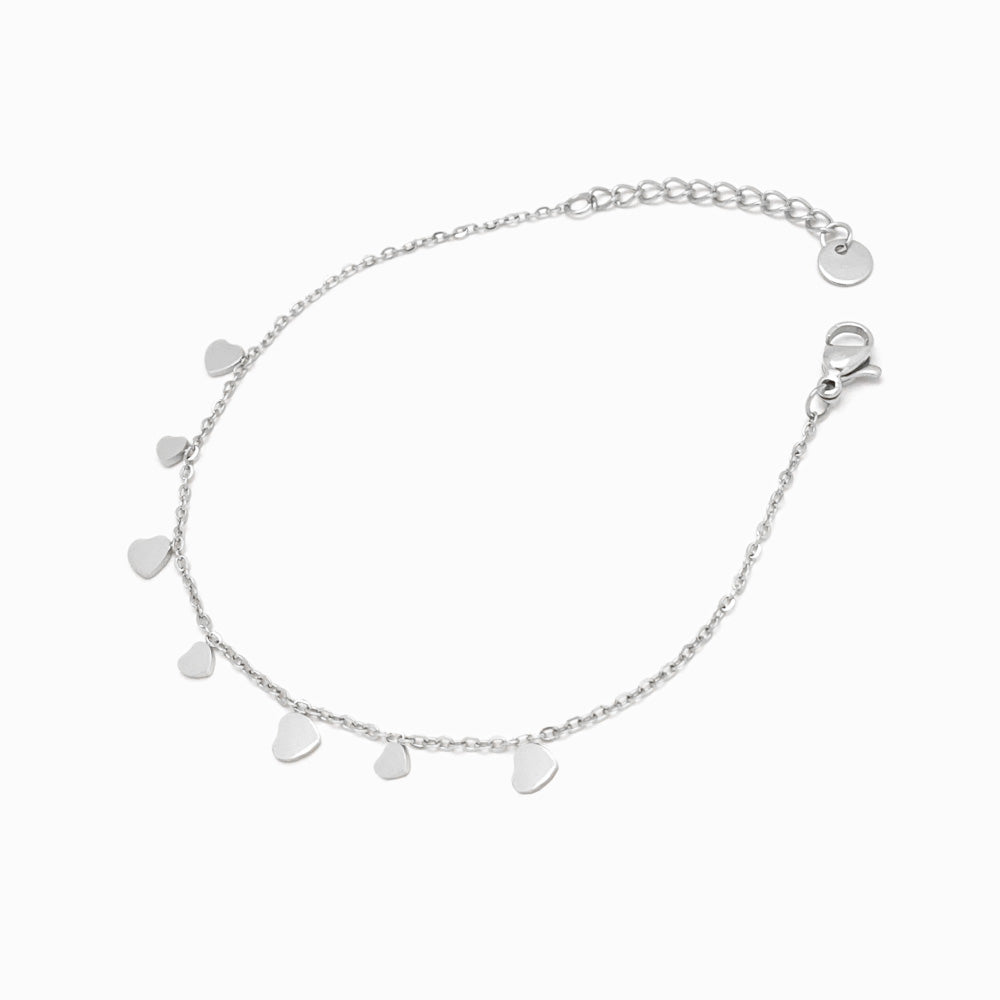 Pulseira Coração SL3025 - Aço Inox Prateado