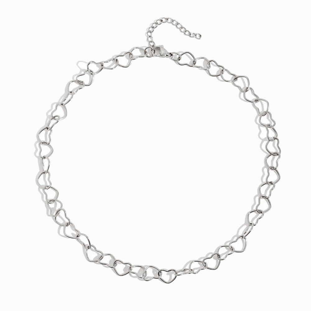 Pulseira Corações 3.2mm SL2118 - Aço Inox Prateado