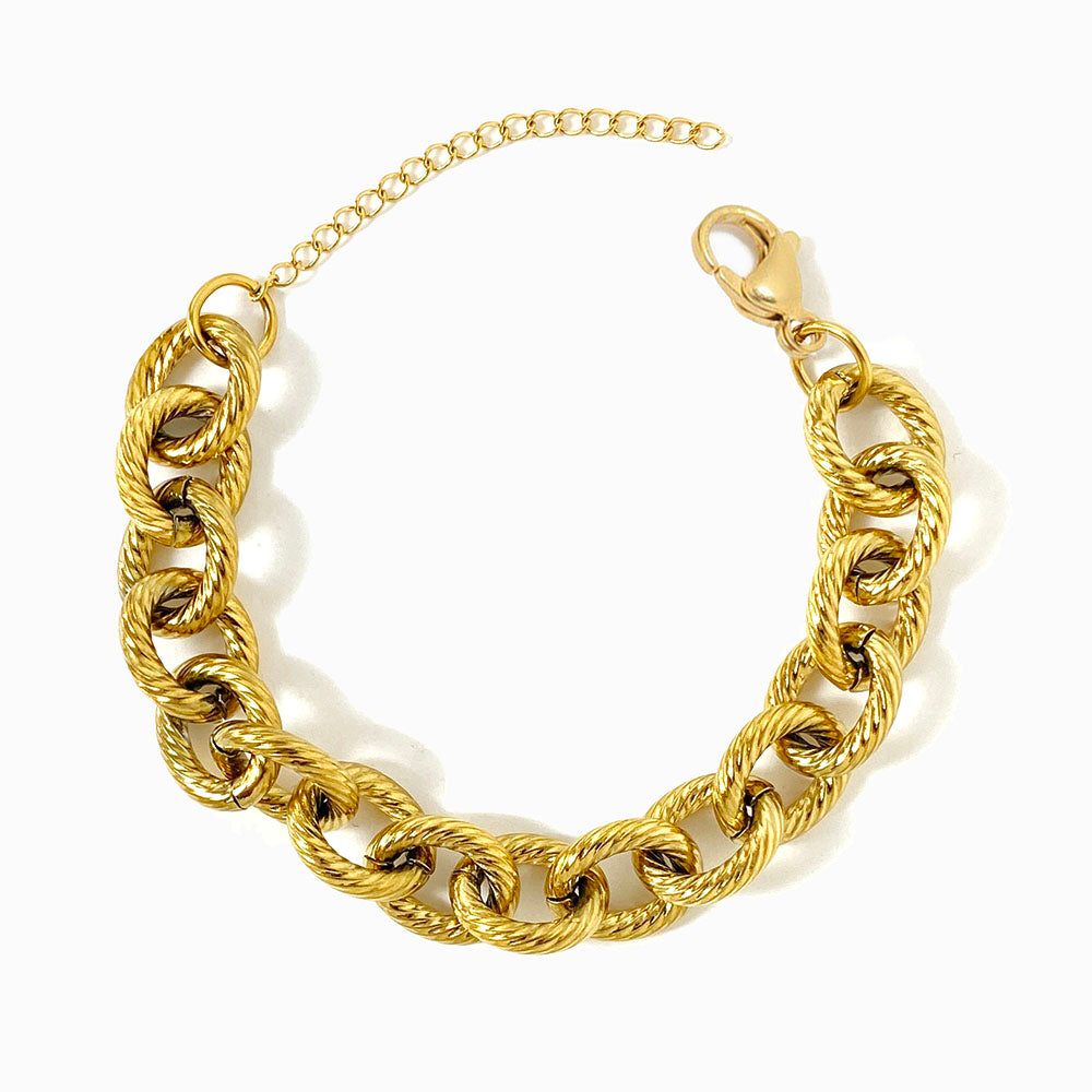 Pulseira Hip Hop 13mm SL2171 - Aço Inox