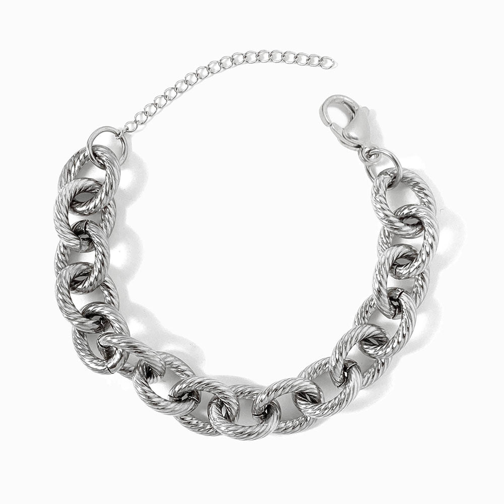 Pulseira Hip Hop 13mm SL2171 - Aço Inox