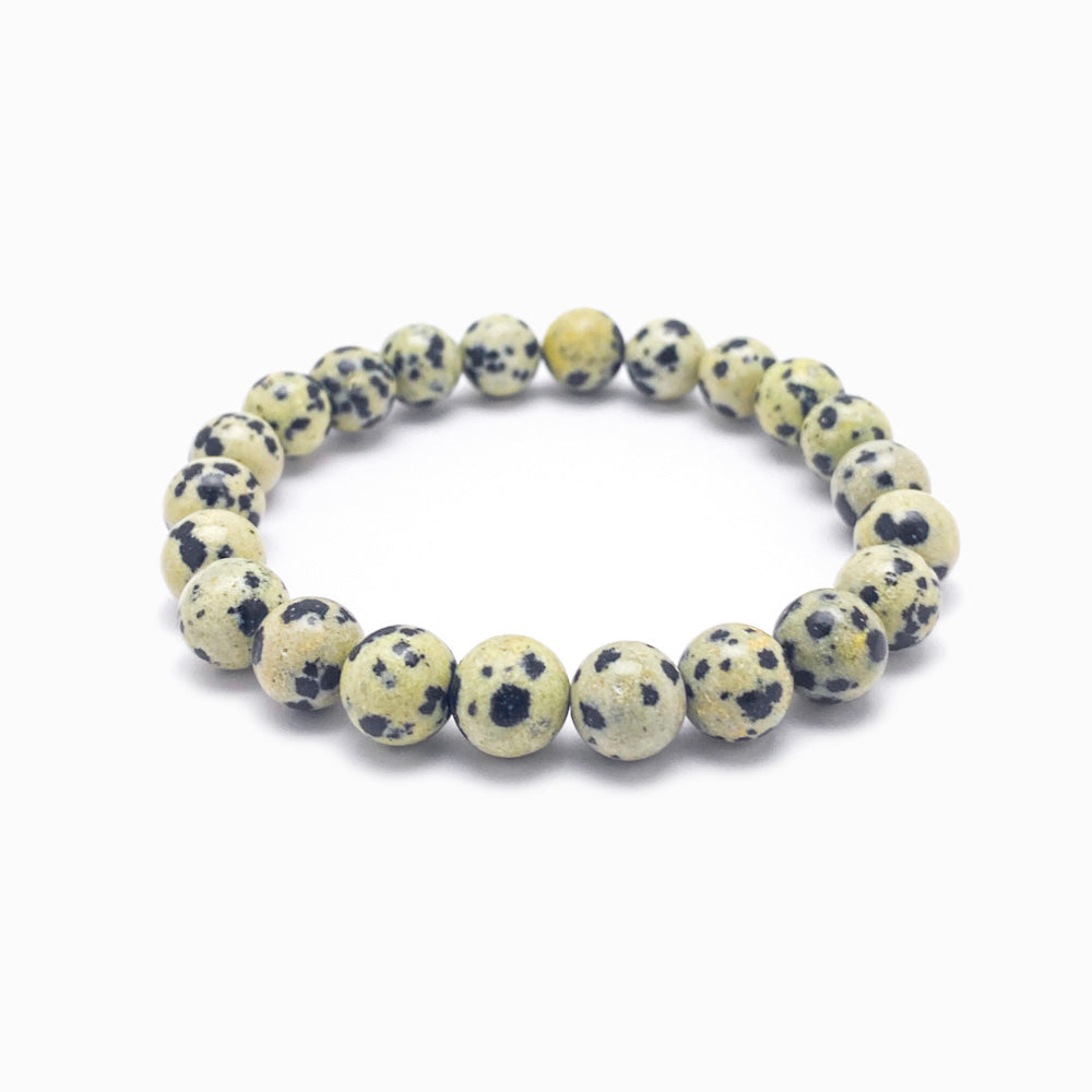 Pulseira Jaspe Dálmata 8mm PN4053