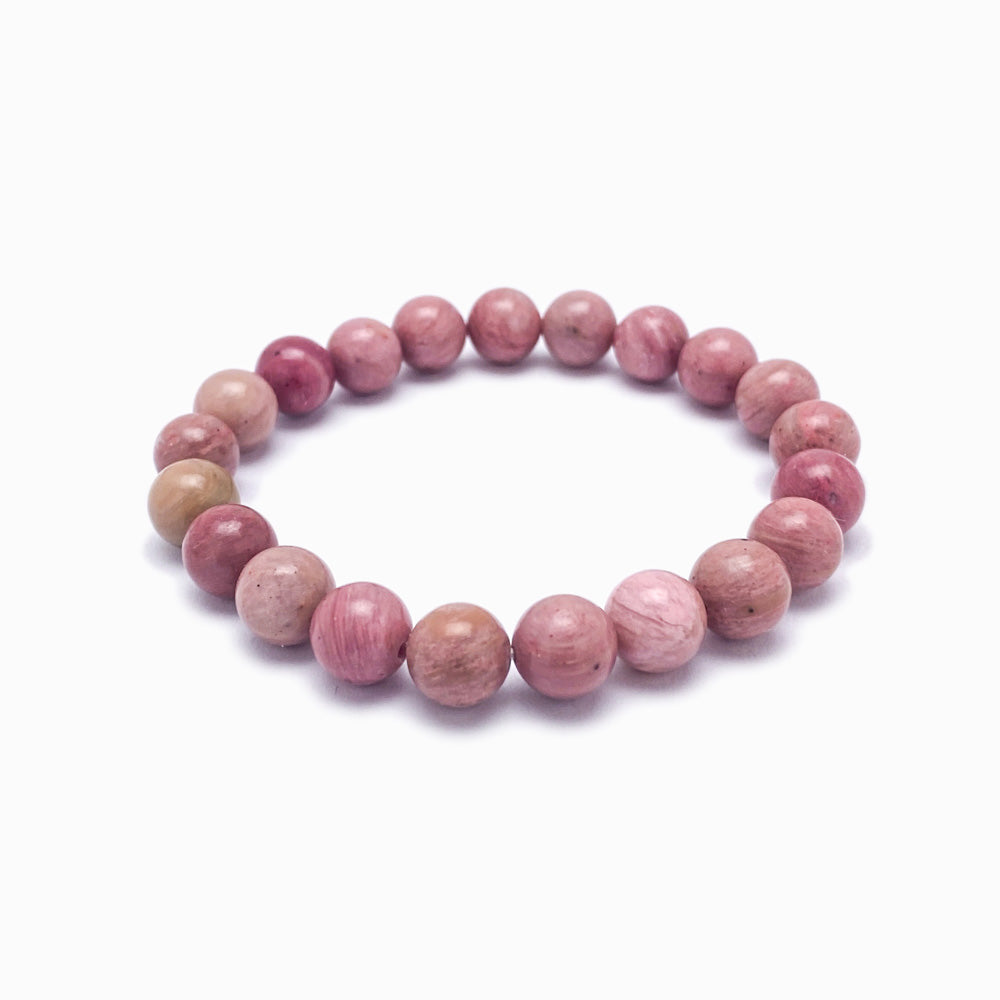 Pulseira Jaspe Rosa 8mm PN4051