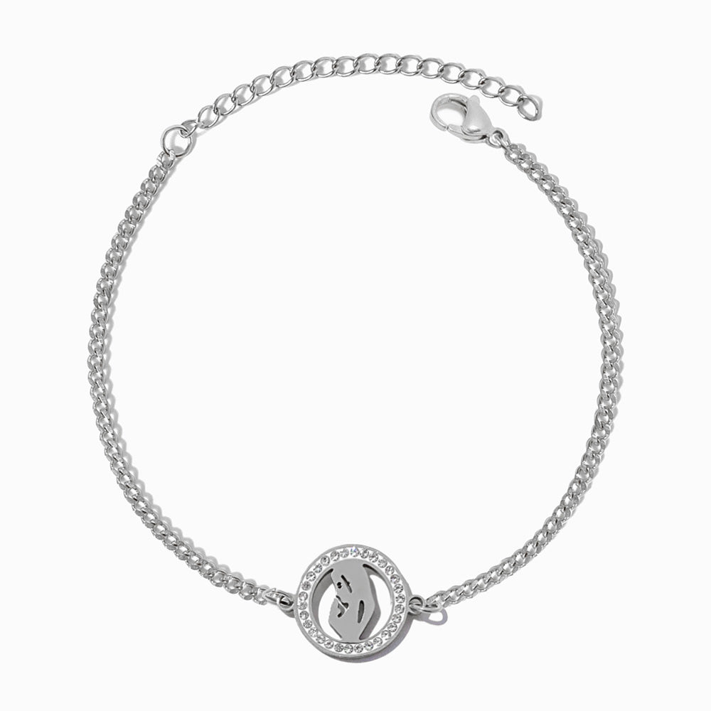 Pulseira Nossa Senhora SL2018 - Aço Inox Prateado