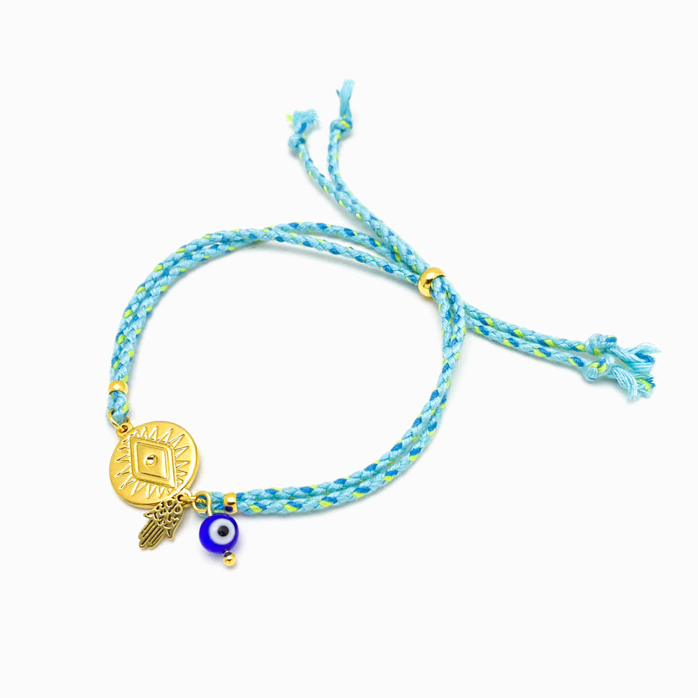 pulseira olho turco PS1020 em cor azul