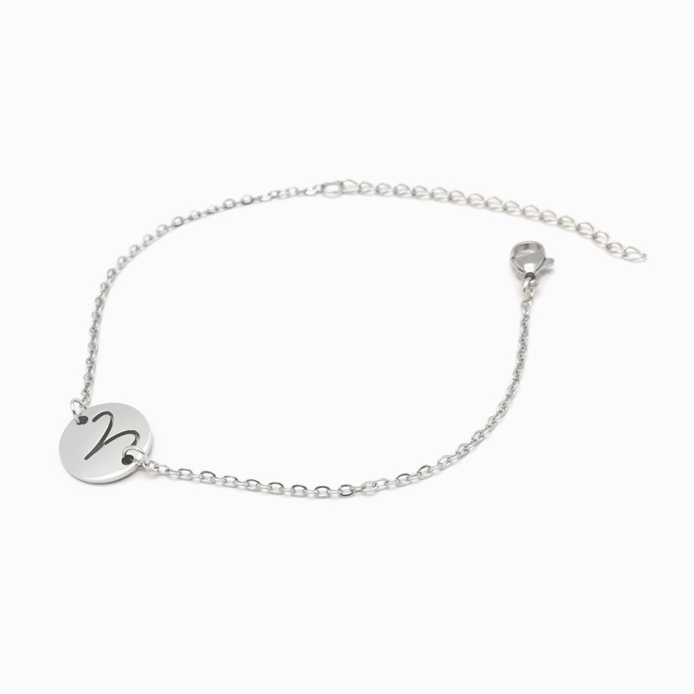 Pulseira Signo Carneiro em Aço Inox Prateado