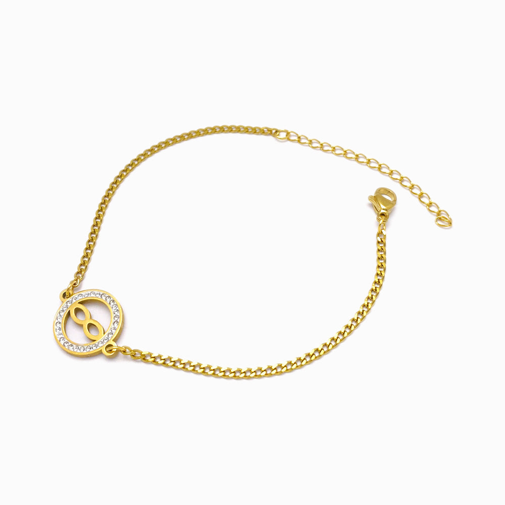 Pulseira Símbolo Infinito SL2015 - Aço Inox