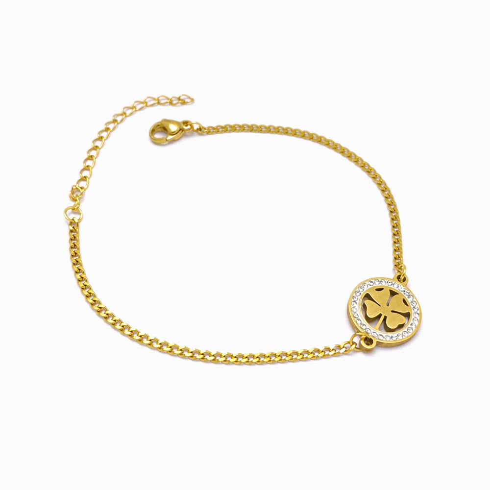 Pulseira Trevo SL2016 - Aço Inox