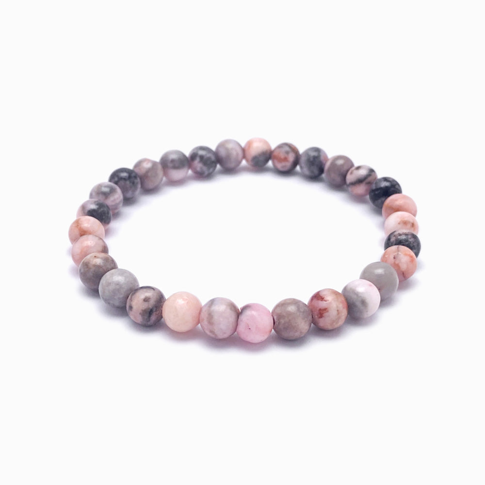 Pulseira Japse Zebra Rosa 6mm PN4052
