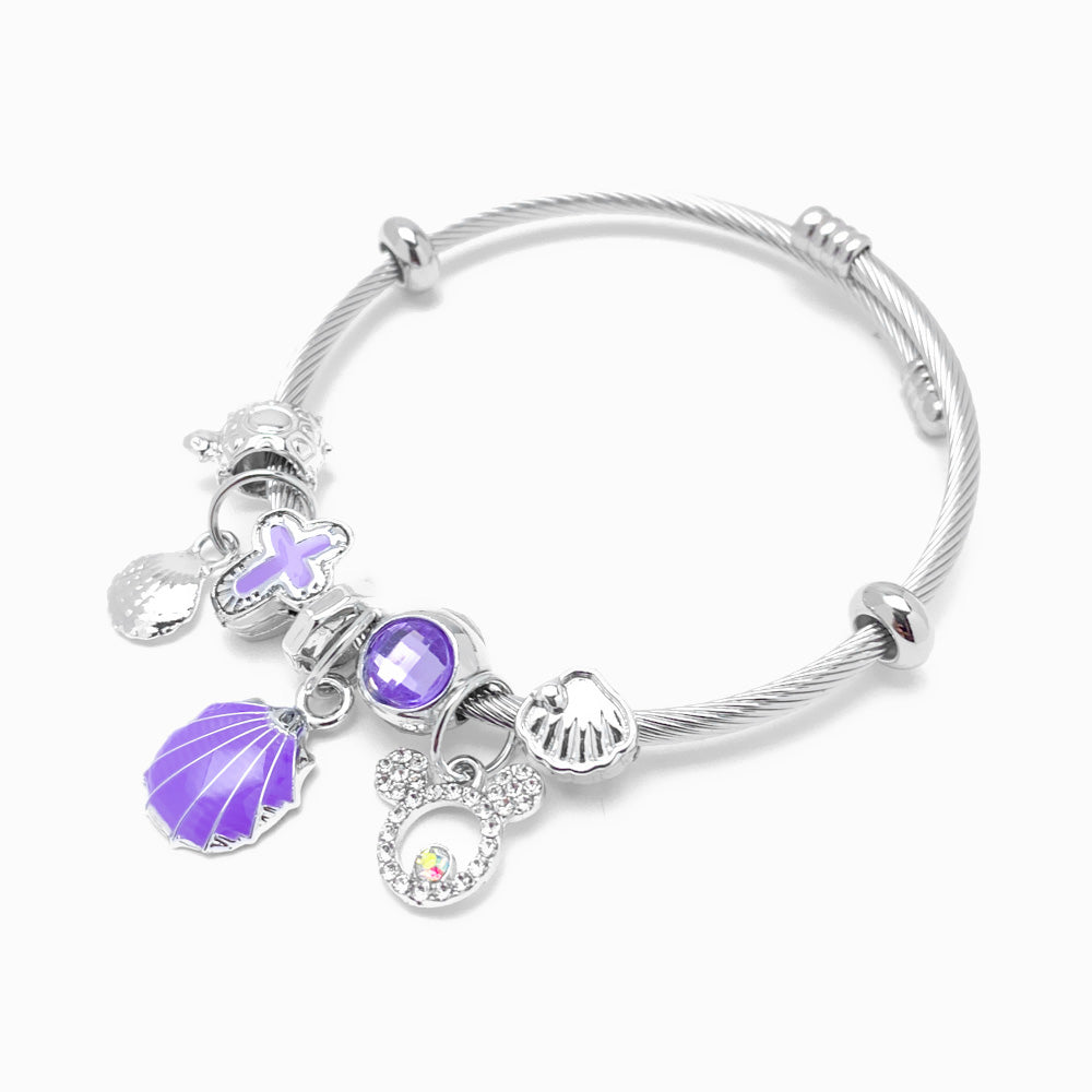 Pulseira com Contas SL3065 - Aço Inox