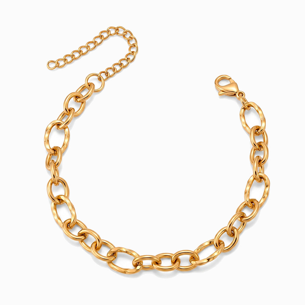 Pulseira de Corrente SL8025 - Aço Inox