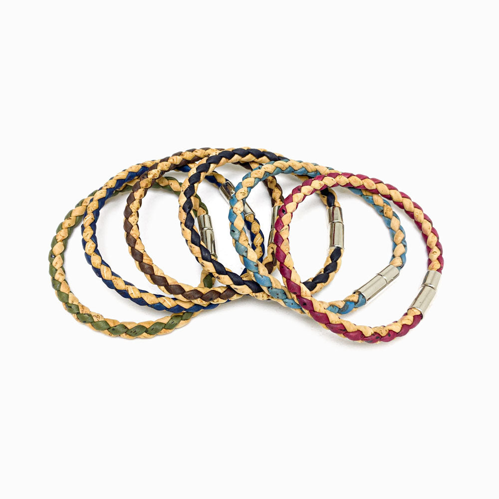 Conjunto 6un Mix Pulseira de Cortiça PT4004