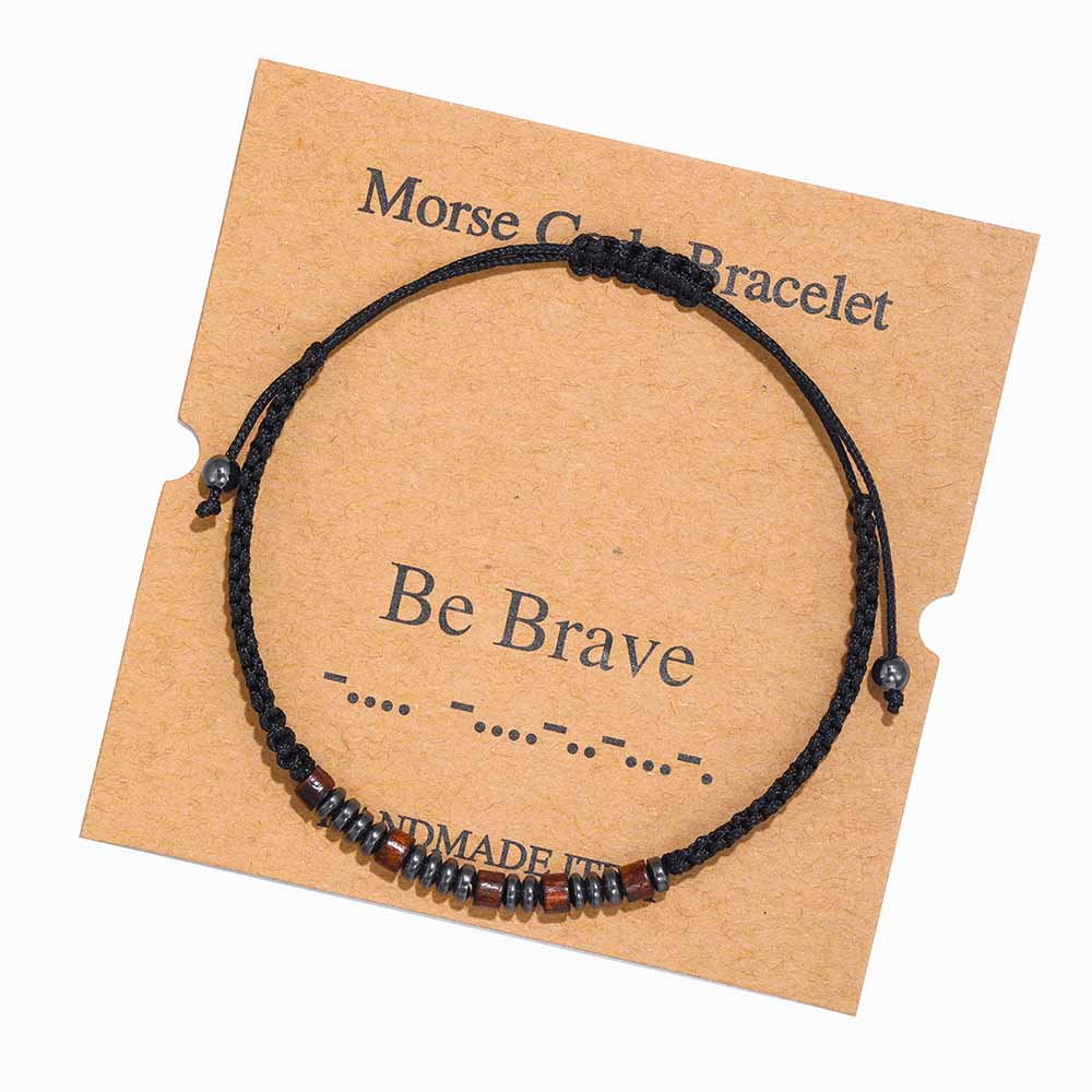 Pulseira Ajustável Código Morse