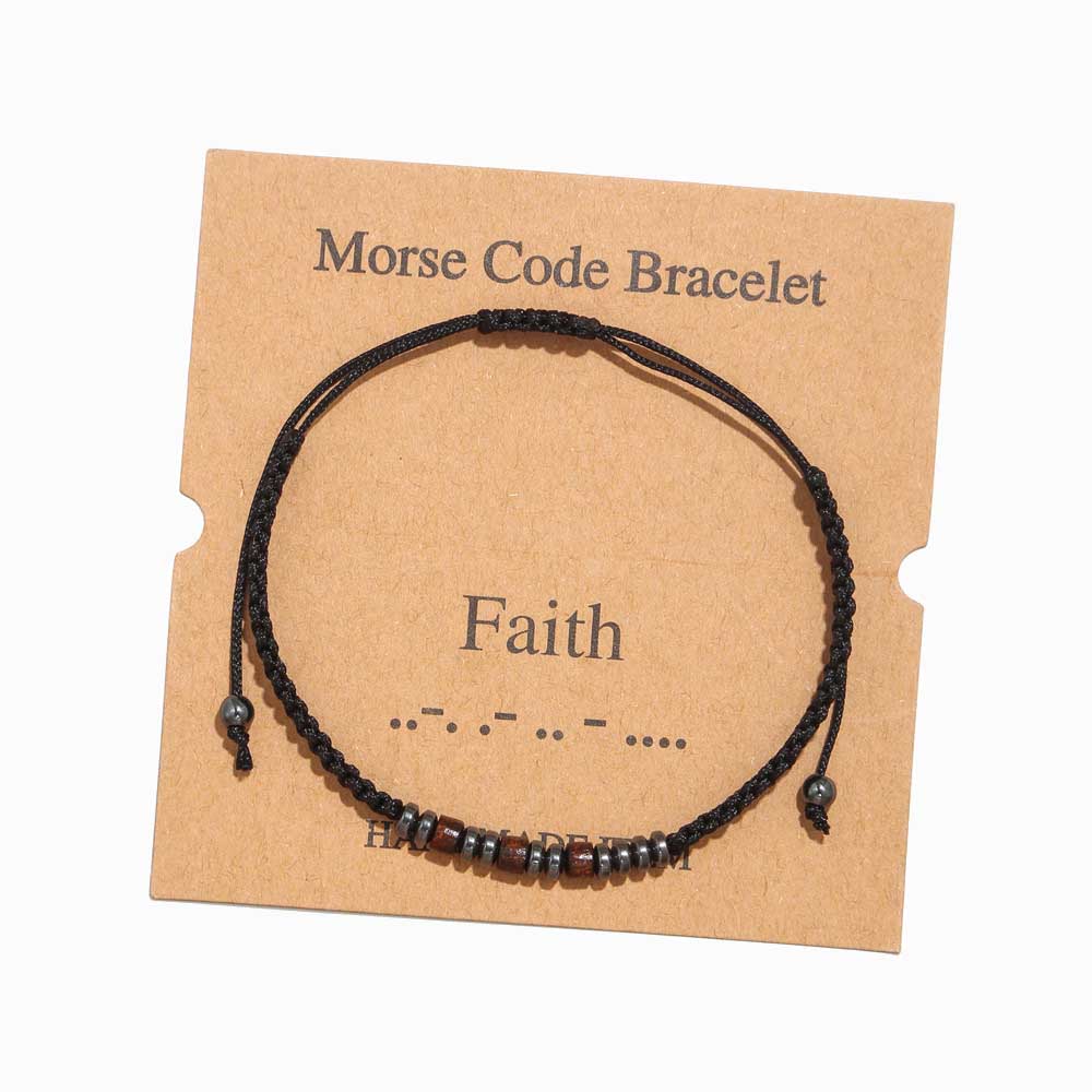 Pulseira Ajustável Código Morse