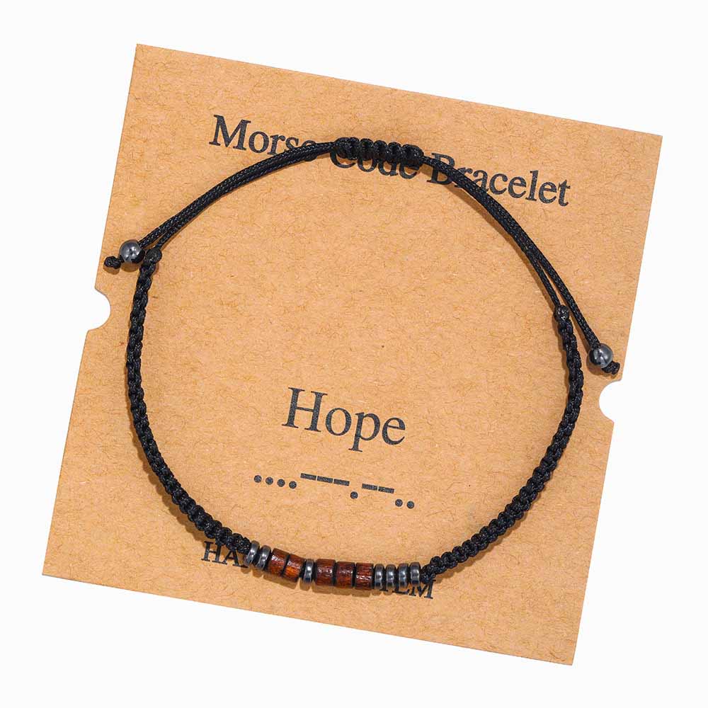 Pulseira Ajustável Código Morse