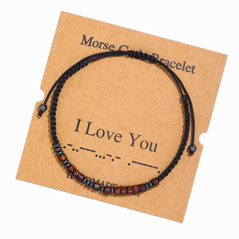 Pulseira Ajustável Código Morse