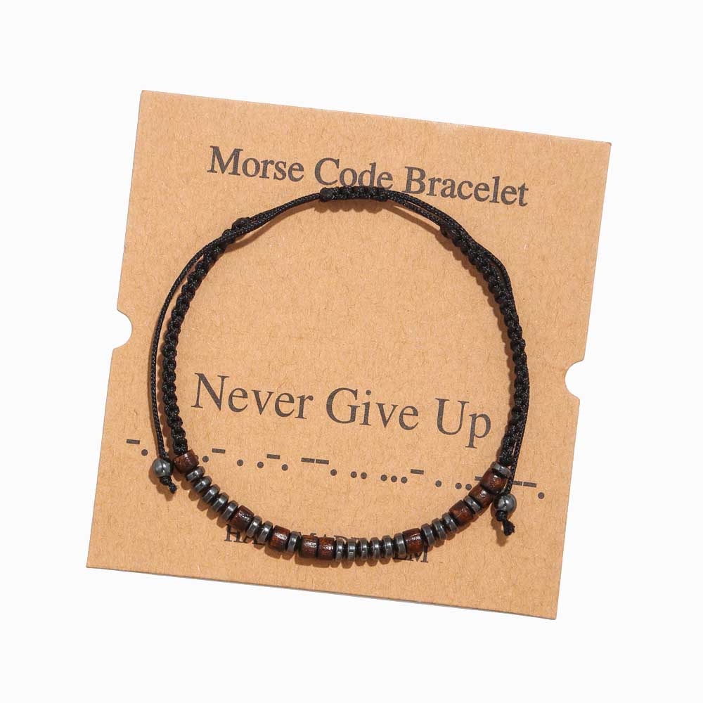 Pulseira Ajustável Código Morse